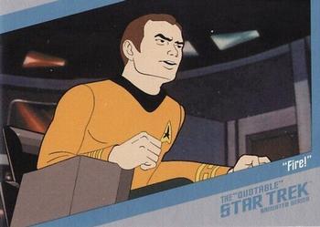 2004 Rittenhouse The Quotable Star Trek Original Series - Animated Series #Q4 Sulu / Kirk Front