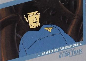 2004 Rittenhouse The Quotable Star Trek Original Series - Animated Series #Q9 Spock Front
