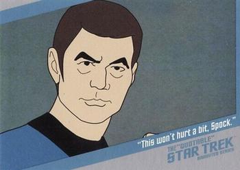 2004 Rittenhouse The Quotable Star Trek Original Series - Animated Series #Q11 McCoy / Spock Front