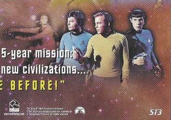 2004 Rittenhouse The Quotable Star Trek Original Series - Space: The Final Frontier #ST3 Sarek Back