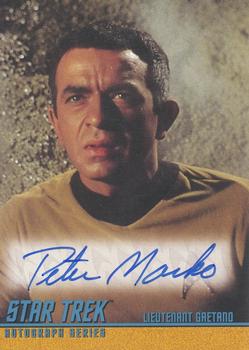 2004 Rittenhouse The Quotable Star Trek Original Series - Autographs #A96 Peter Marko Front