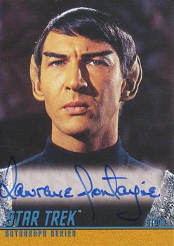 2004 Rittenhouse The Quotable Star Trek Original Series - Autographs #A105 Lawrence Montaigne Front