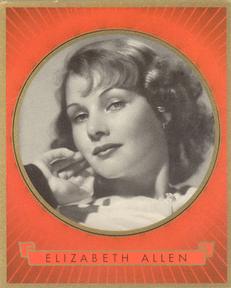 1937 Bunte Filmbilder Series 2 #261 Elizabeth Allen Front