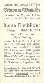1937 Bunte Filmbilder Series 2 #264 Madeleine Carroll Back