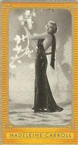1937 Bunte Filmbilder Series 2 #264 Madeleine Carroll Front