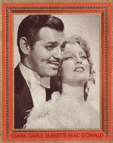 1937 Bunte Filmbilder Series 2 #274 Clark Gable / Jeanette MacDonald Front