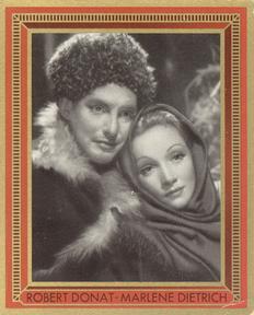 1937 Bunte Filmbilder Series 2 #284 Marlene Dietrich / Robert Donat Front