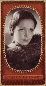 1937 Bunte Filmbilder Series 2 #287 Maria von Tasnady Front