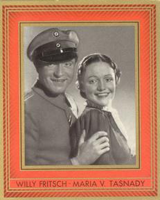 1937 Bunte Filmbilder Series 2 #288 Willy Fritsch / Maria von Tasnady Front
