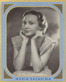 1937 Bunte Filmbilder Series 2 #333 Maria Sazarina Front