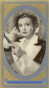 1937 Bunte Filmbilder Series 2 #347 Zarah Leander Front