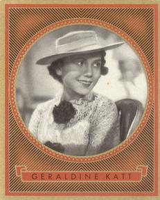 1937 Bunte Filmbilder Series 2 #383 Geraldine Katt Front