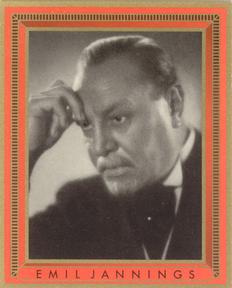 1937 Bunte Filmbilder Series 2 #389 Emil Jannings Front