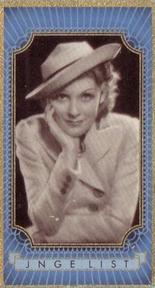 1937 Bunte Filmbilder Series 2 #399 Inge List Front