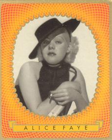 1937 Bunte Filmbilder Series 2 #424 Alice Faye Front
