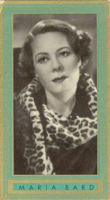 1937 Bunte Filmbilder Series 2 #456 Maria Bard Front