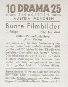 1937 Bunte Filmbilder Series 2 #464 Christl Mardayn Back