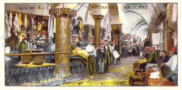 1907 Gartmann Auf Reisen II (To Travel) Serie 188 #3 Bazar in Konstantinopel Front