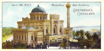 1907 Gartmann Auf Reisen II (To Travel) Serie 188 #5 Moschee des Sultans Front