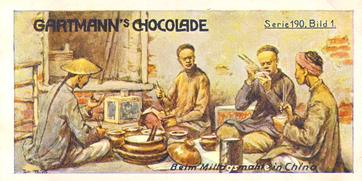 1907 Gartmann Wie man isst (How to Eat) Serie 190 #1 In China Front