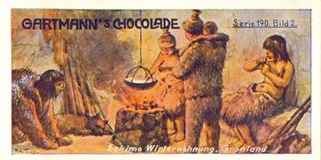 1907 Gartmann Wie man isst (How to Eat) Serie 190 #2 Bei den Eskimos Front