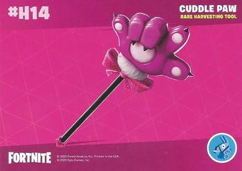 2020 Panini Fortnite Series 2 - Harvesting Tools #H14 Cold Snap / Cuddle Paw Back