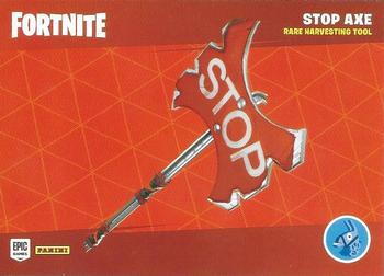 2020 Panini Fortnite Series 2 - Harvesting Tools #H23 Stop Axe / Stumpy Front