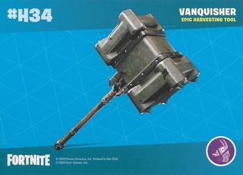 2020 Panini Fortnite Series 2 - Harvesting Tools #H34 Vox / Vanquisher Back