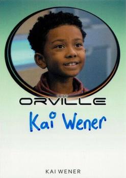 2020 Rittenhouse The Orville Archives Autograph Edition - Bordered Autographs #NNO Kai Wener Front