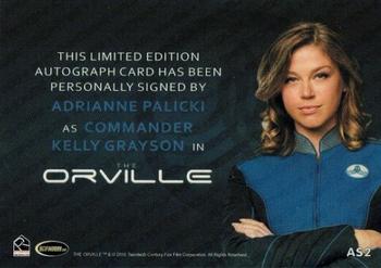 2020 Rittenhouse The Orville Archives Autograph Edition - Silver Autographs #AS2 Adrianne Palicki Back
