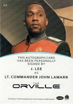2020 Rittenhouse The Orville Archives Autograph Edition - Full-Bleed Autographs #A8 J. Lee Back