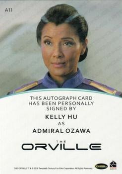 2020 Rittenhouse The Orville Archives Autograph Edition - Full-Bleed Autographs #A11 Kelly Hu Back