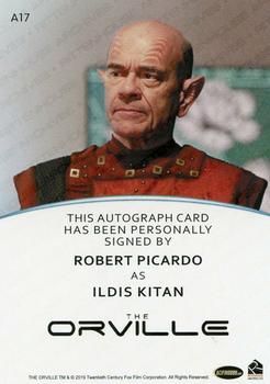 2020 Rittenhouse The Orville Archives Autograph Edition - Full-Bleed Autographs #A17 Robert Picardo Back
