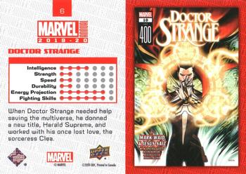 2019-20 Upper Deck Marvel Annual - Variant Cover #6 Doctor Strange Back