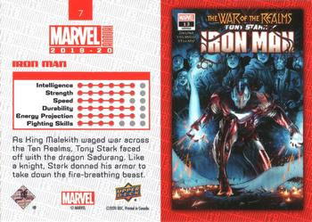 2019-20 Upper Deck Marvel Annual - Variant Cover #7 Iron Man Back