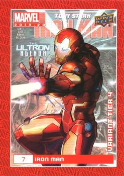 2019-20 Upper Deck Marvel Annual - Variant Cover #7 Iron Man Front