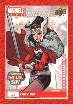 2019-20 Upper Deck Marvel Annual - Variant Cover #11 Lady Sif Front