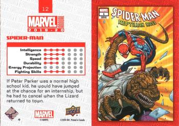 2019-20 Upper Deck Marvel Annual - Variant Cover #12 Spider-Man Back