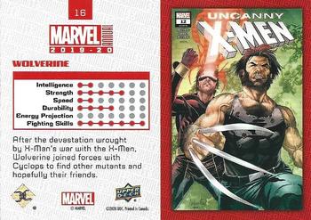 2019-20 Upper Deck Marvel Annual - Variant Cover #16 Wolverine Back