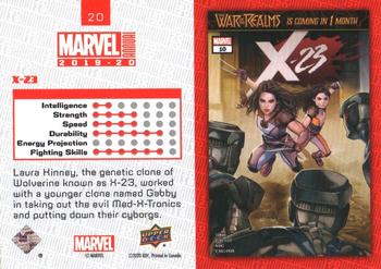 2019-20 Upper Deck Marvel Annual - Variant Cover #20 X-23 Back