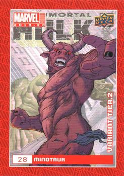2019-20 Upper Deck Marvel Annual - Variant Cover #28 Minotaur Front