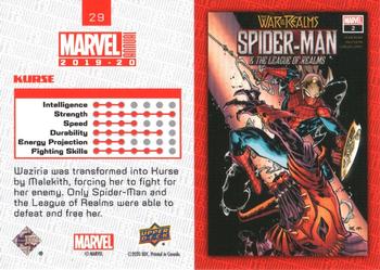 2019-20 Upper Deck Marvel Annual - Variant Cover #29 Kurse Back