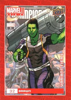2019-20 Upper Deck Marvel Annual - Variant Cover #32 Brawn Front