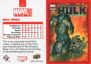 2019-20 Upper Deck Marvel Annual - Variant Cover #35 Rick Jones Back
