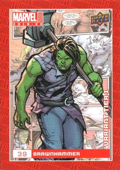 2019-20 Upper Deck Marvel Annual - Variant Cover #39 Brawnhammer Front