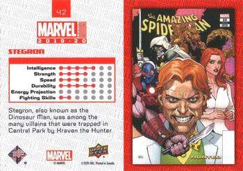 2019-20 Upper Deck Marvel Annual - Variant Cover #42 Stegron Back