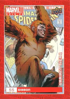 2019-20 Upper Deck Marvel Annual - Variant Cover #55 Gibbon Front