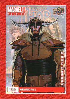 2019-20 Upper Deck Marvel Annual - Variant Cover #89 Heimdall Front
