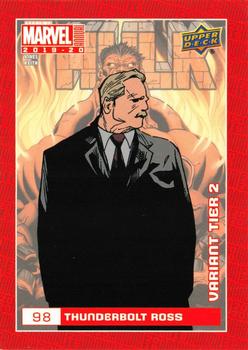 2019-20 Upper Deck Marvel Annual - Variant Cover #98 Thunderbolt Ross Front