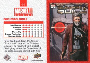 2019-20 Upper Deck Marvel Annual - Variant Cover #99 Old Man Quill Back